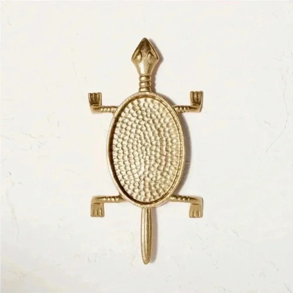 NWT OPALHOUSE + JUNGALOW METAL TURTLE DECORATIVE TRAY - Picture 1 of 6